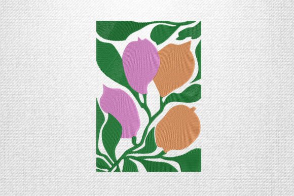 Abstract Floral Block